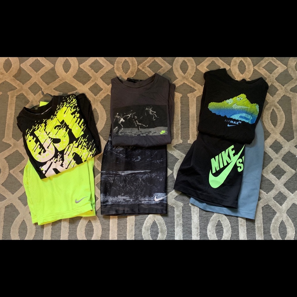 3 Nike outfits size 10/12 (boys Medium)